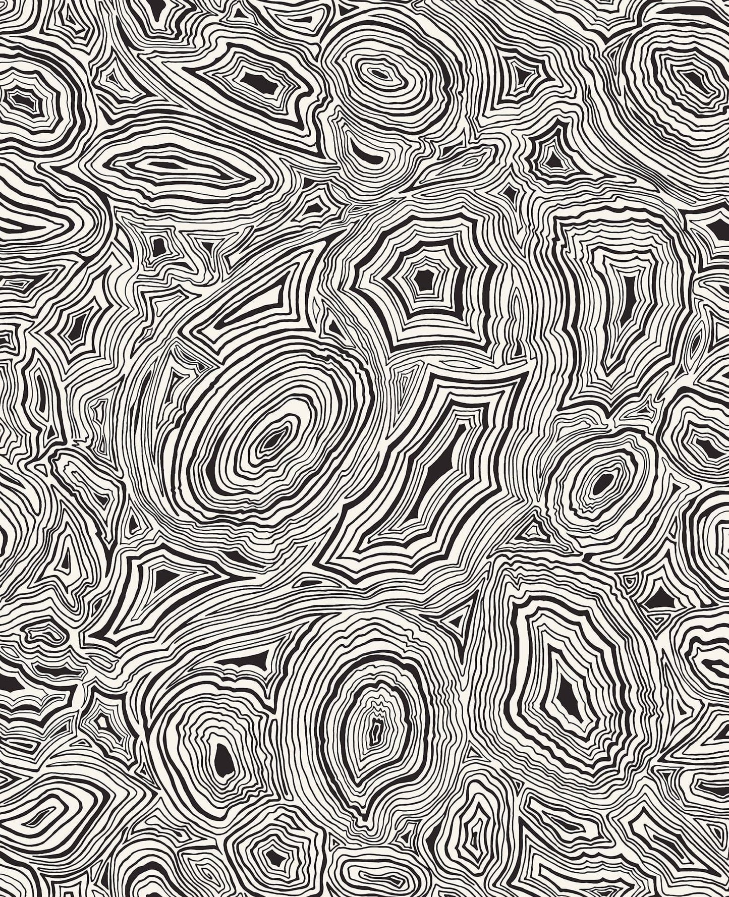 Cole & Son Malachite - White & Black
