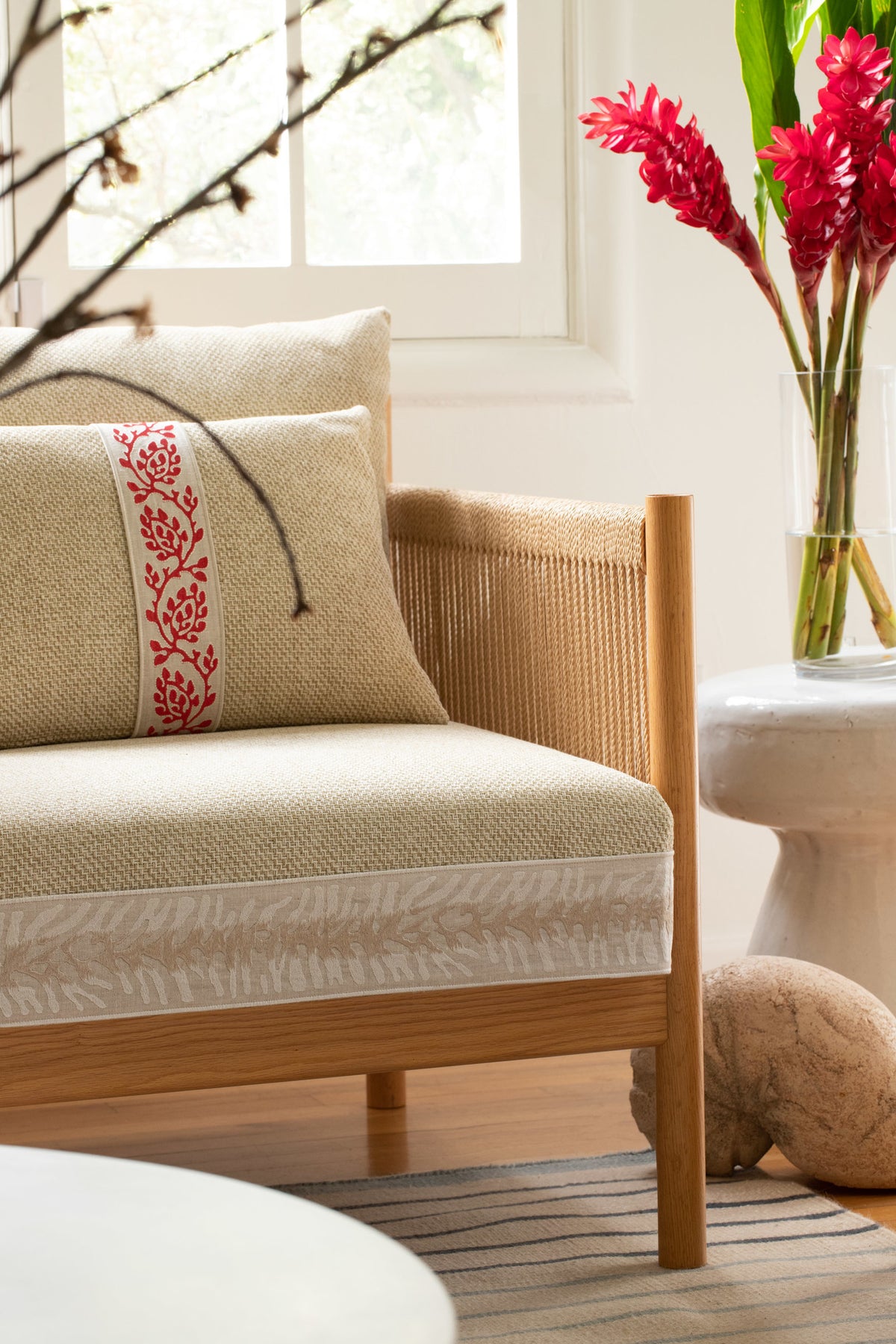 Samuel and Sons Mare Embroidered Border — scenography