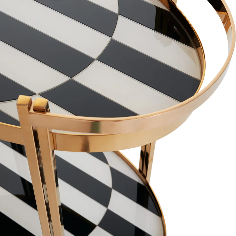 Jonathan Adler | Op Art Bar Cart