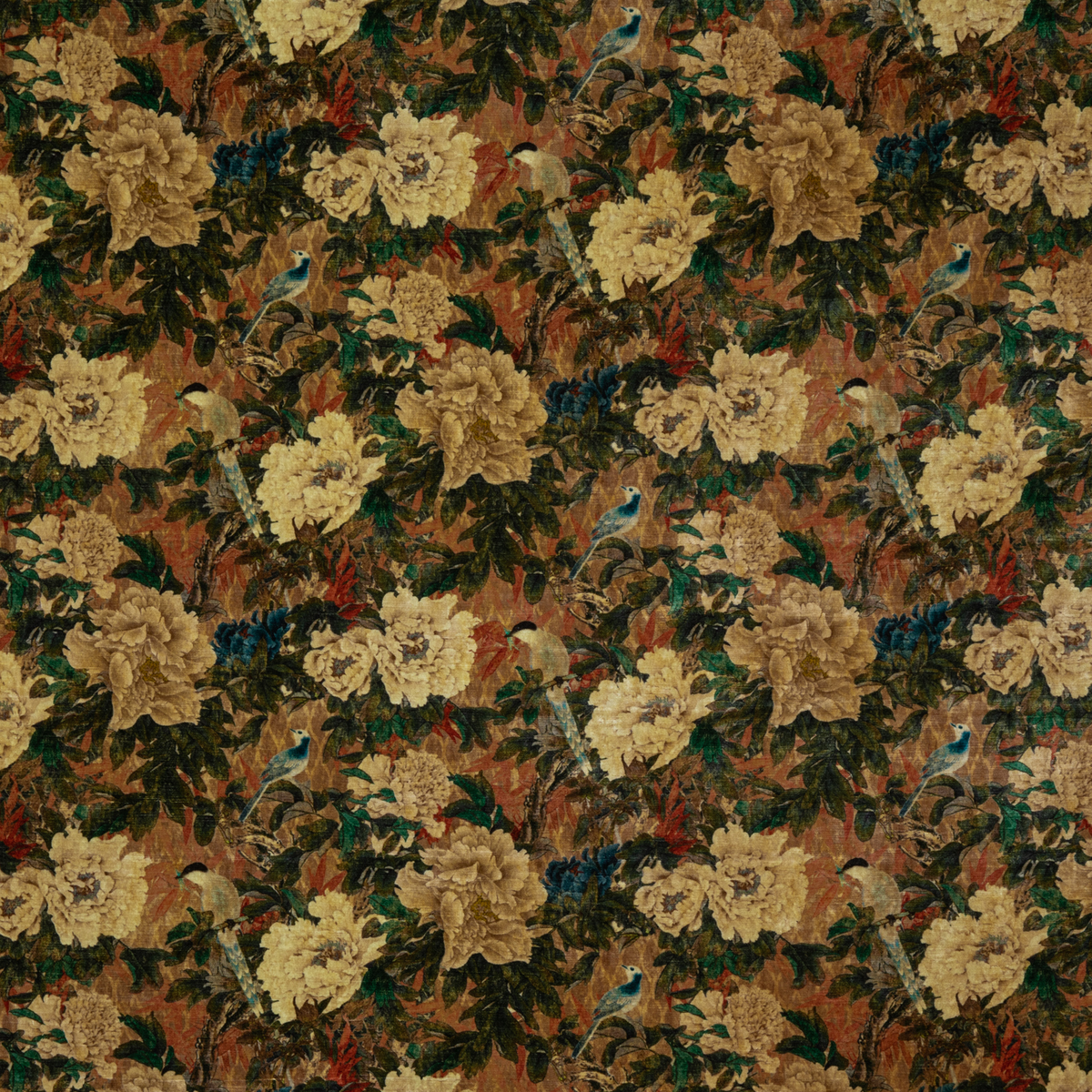 GP & J Baker | Oriental Garden fabric - Jewel
