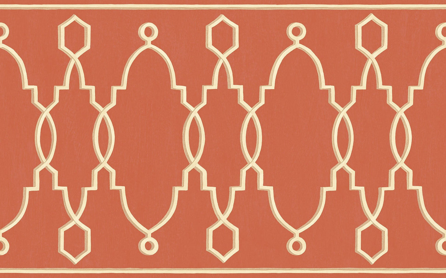 Cole & Son Parterre Border - Rouge