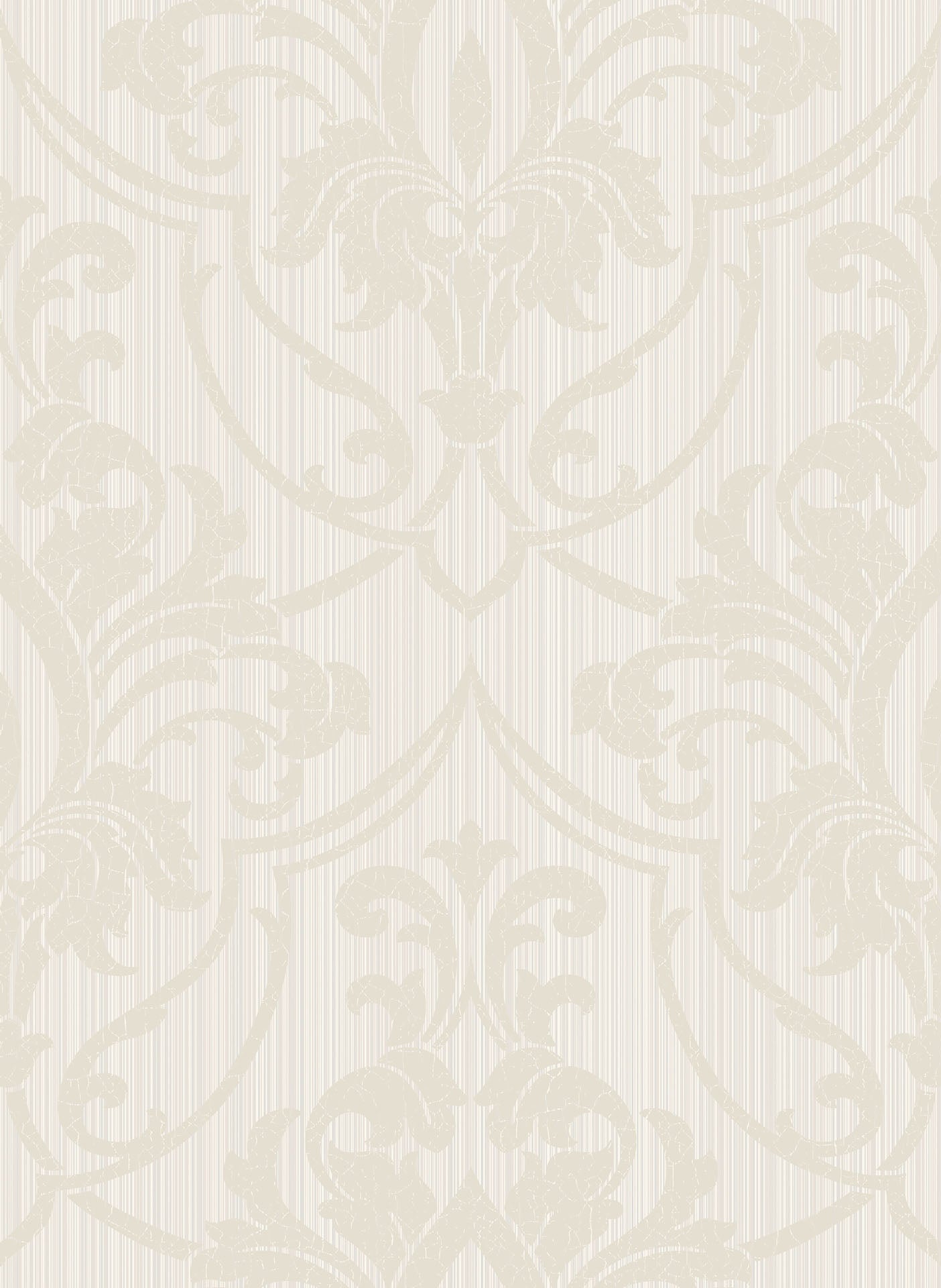 Cole & Son St Petersburg Damask - Parchment on White