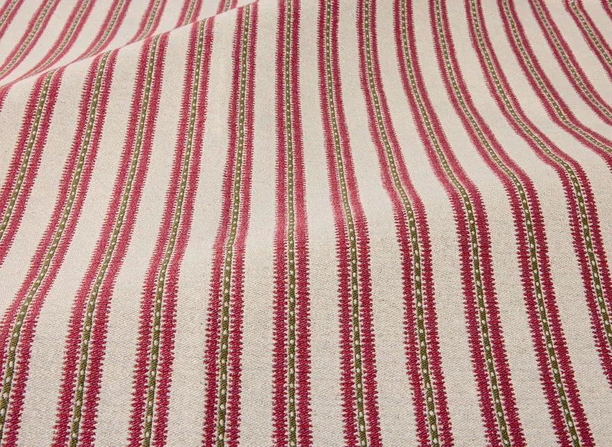Pierre Frey Tribal stripe - Deep Red