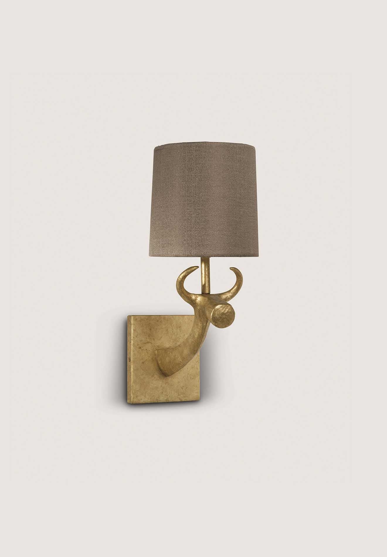 Cow Wall Light - Gold