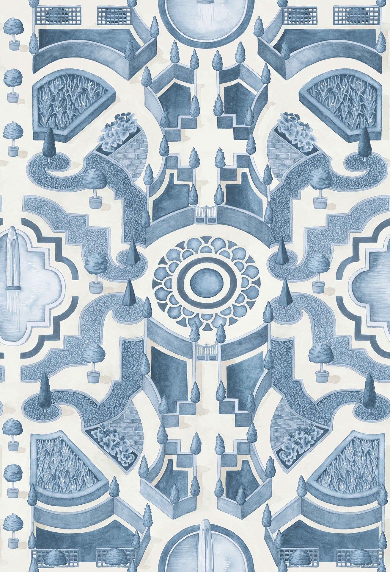 Cole & Son Topiary - China Blue