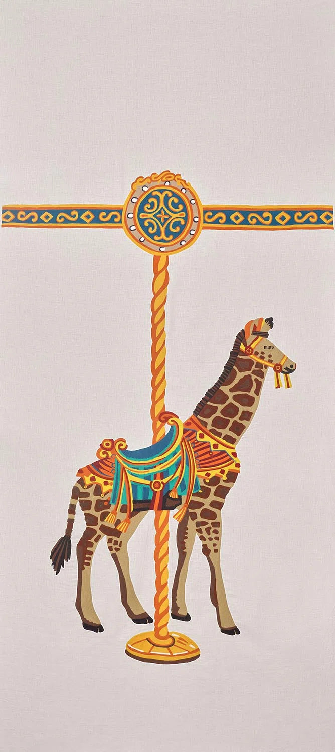Pierre Frey La girafe du carrousel - Multicolore