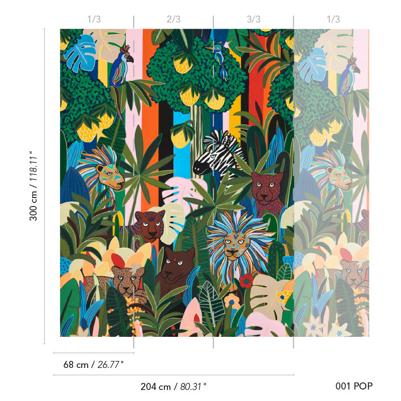 Pierre Frey Les Rois De La Jungle — scenography