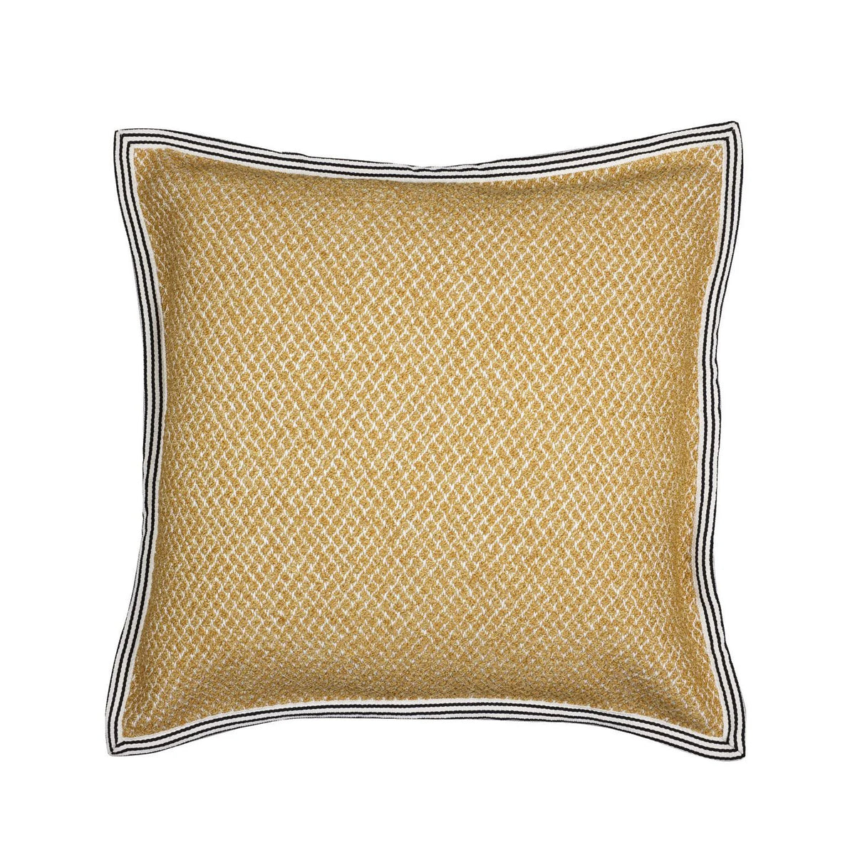 Casamance Akumal cushion cover — Ocre