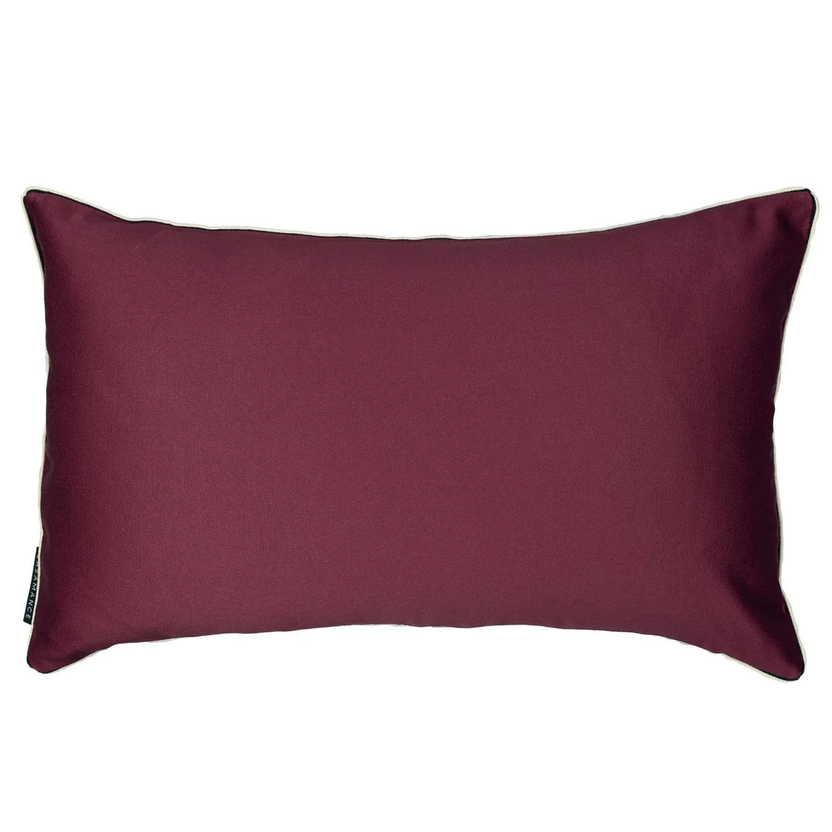 Casamance Brooks cushion cover — Pourpre