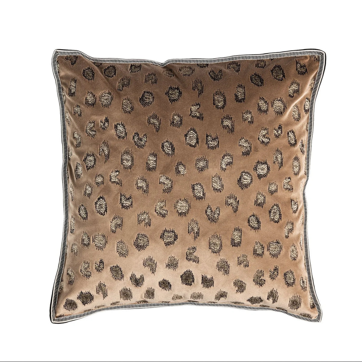 Casamance Daim cushion cover — Taupe