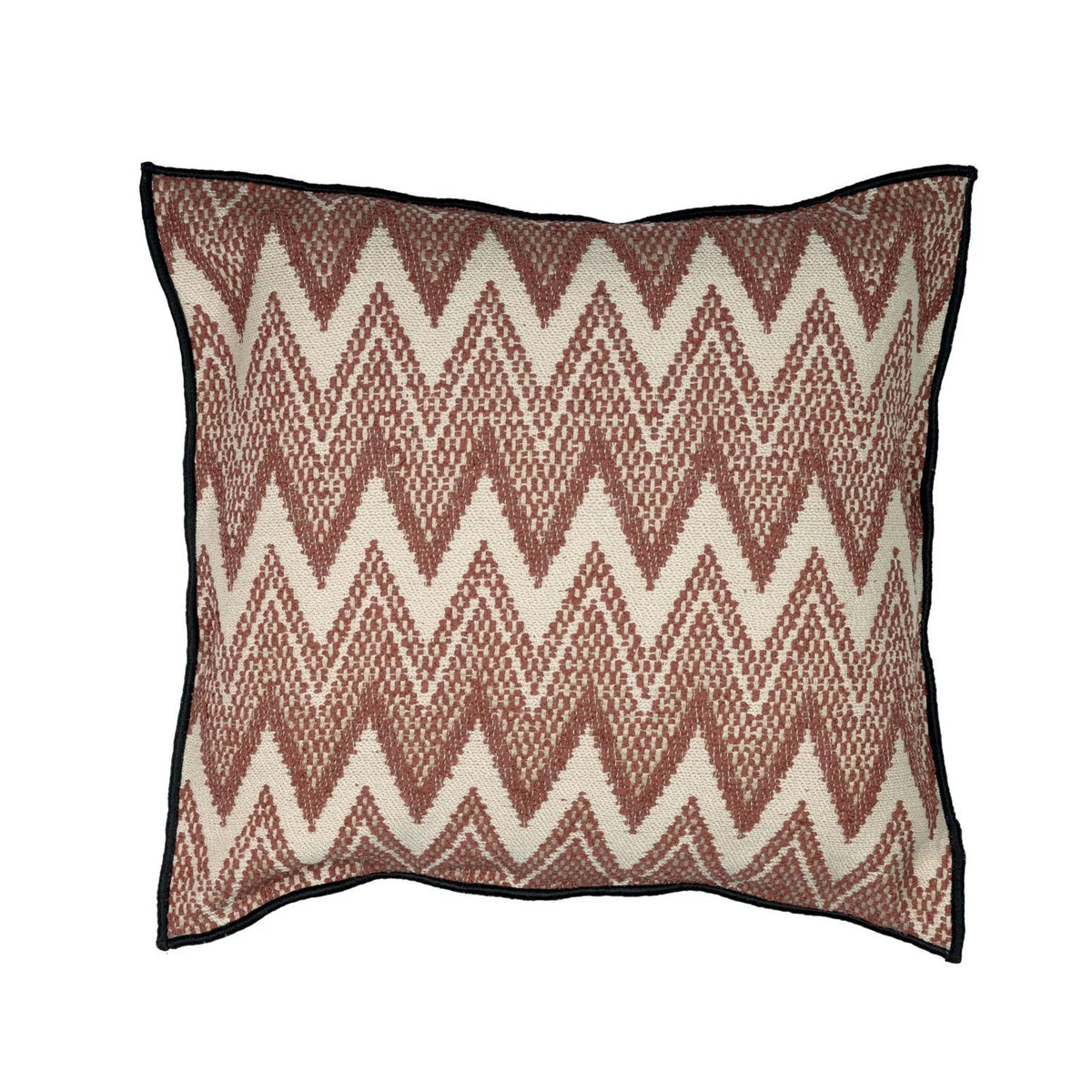 Casamance Hozho cushion cover — Terracotta