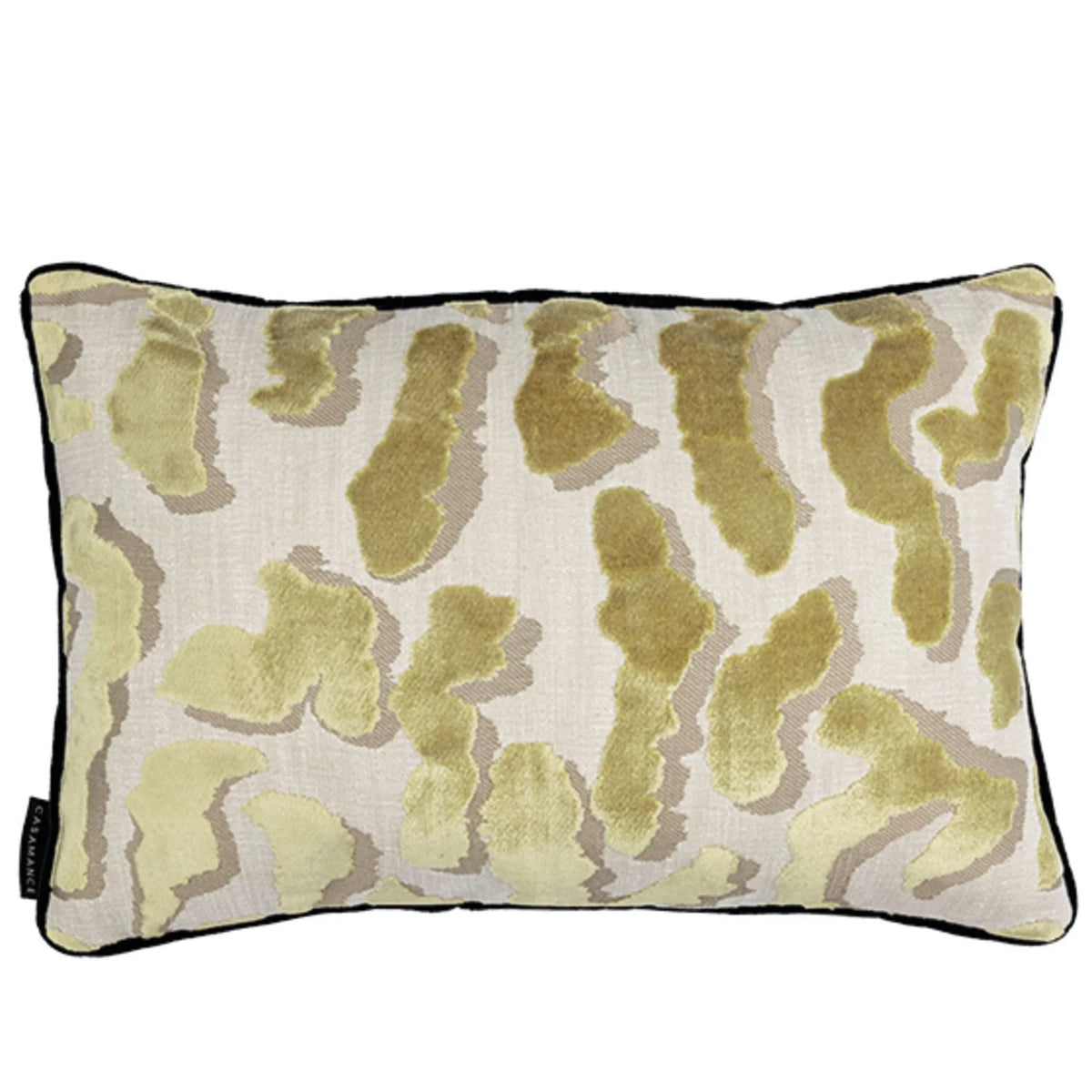 Casamance Nimbus cushion cover — Kaki