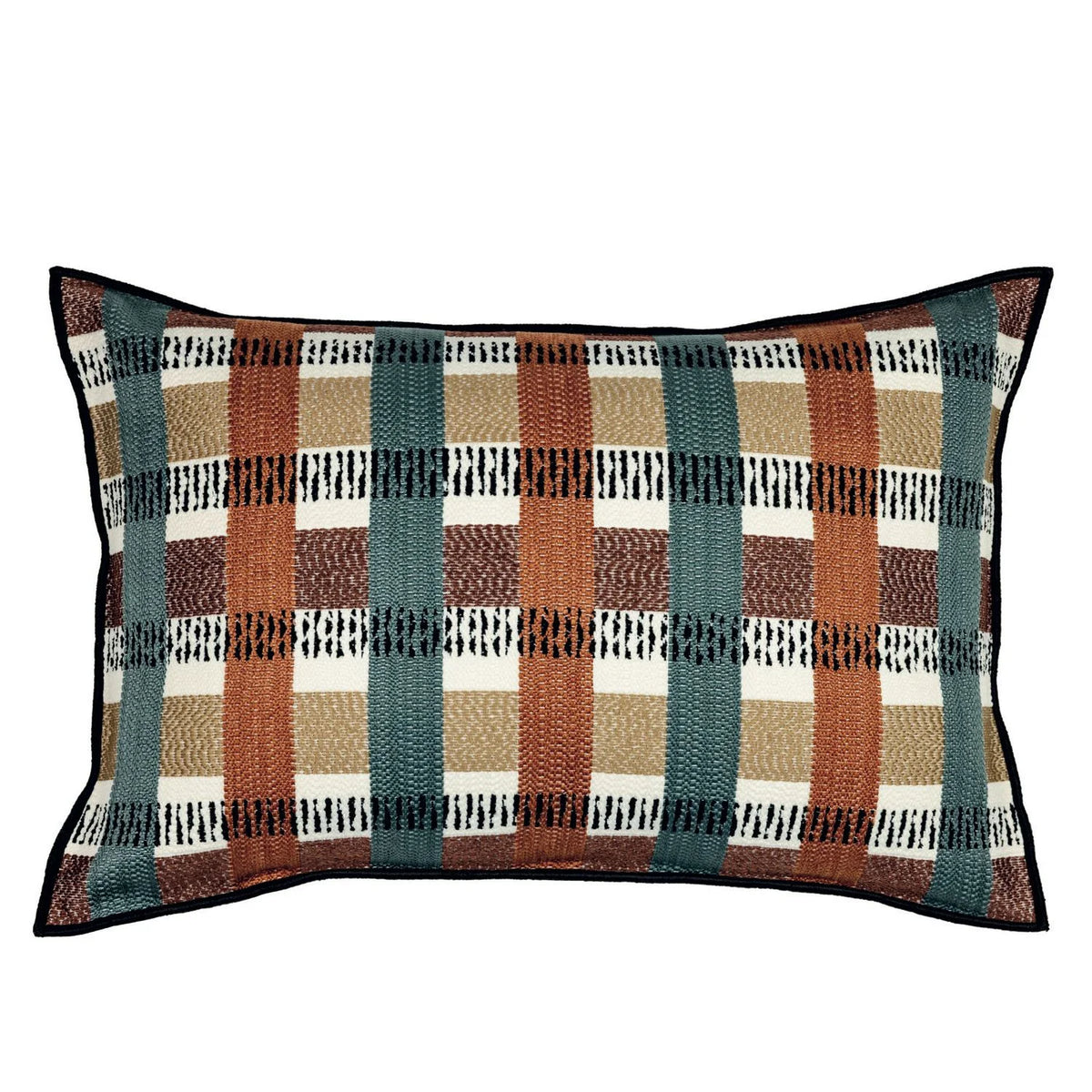 Casamance Santana cushion cover — Terracota Foncé