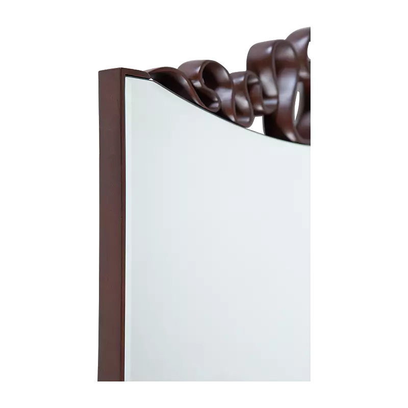 Christopher Guy Ribbon Knot mirror in Tabac