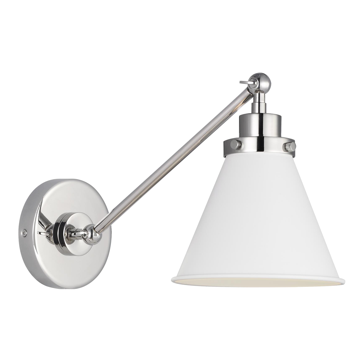 Visual Comfort | Chapman & Myers | Wellfleet Single Arm Cone Task Sconce