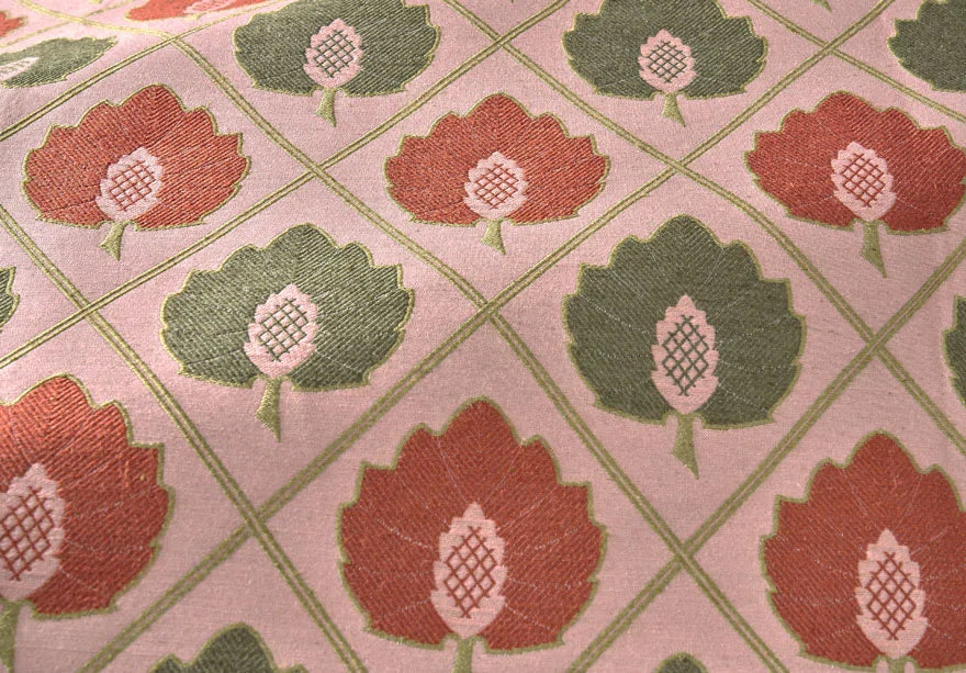 Pierre Frey Large Pineapple Leaf - Carnation