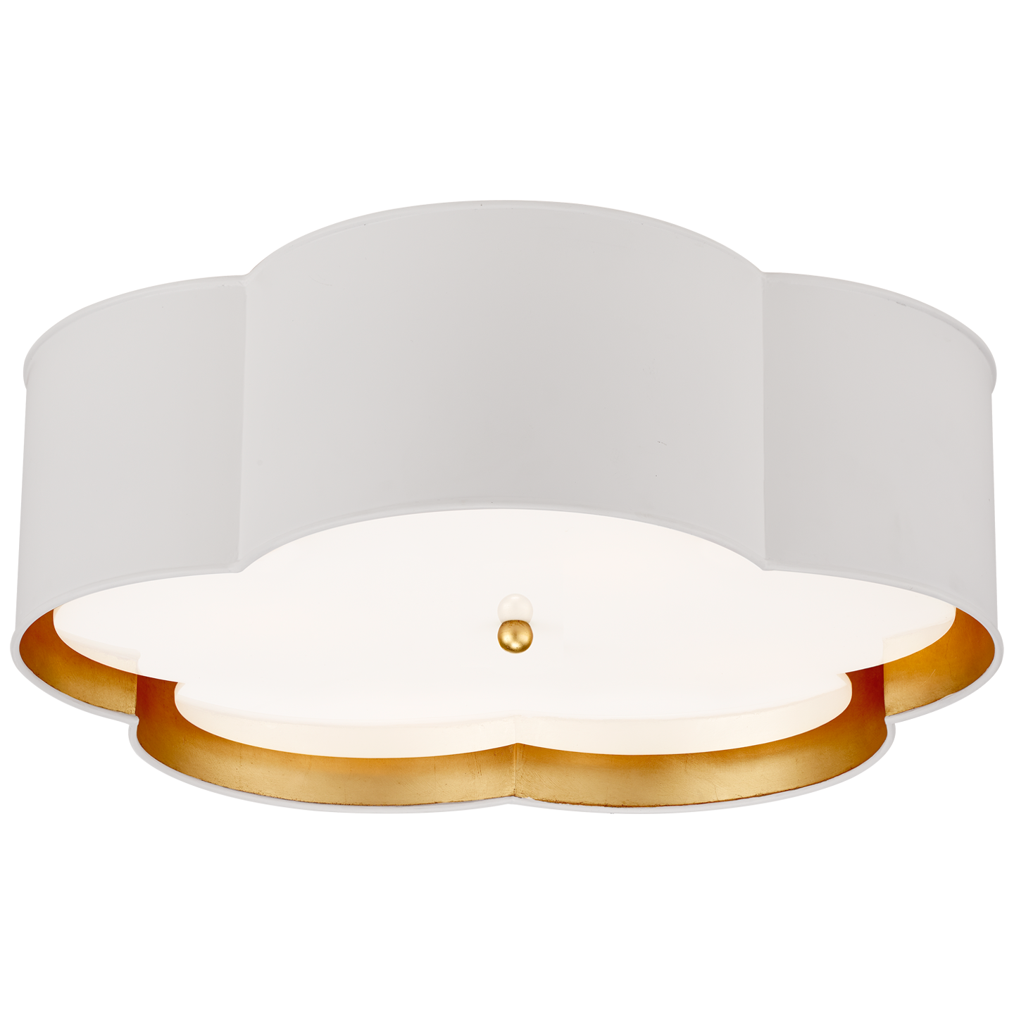 Bryce Large Flower Flush Mount - lifestyle