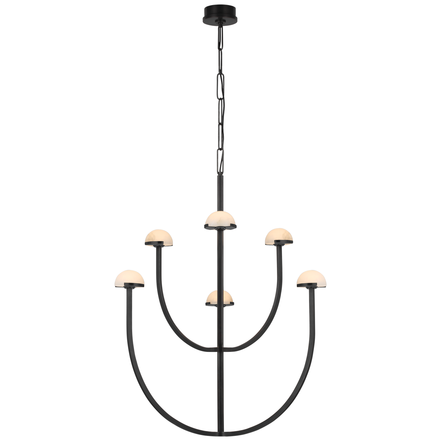 Visual Comfort | Kelly Wearstler | Pedra Large Two-Tier Chandelier
