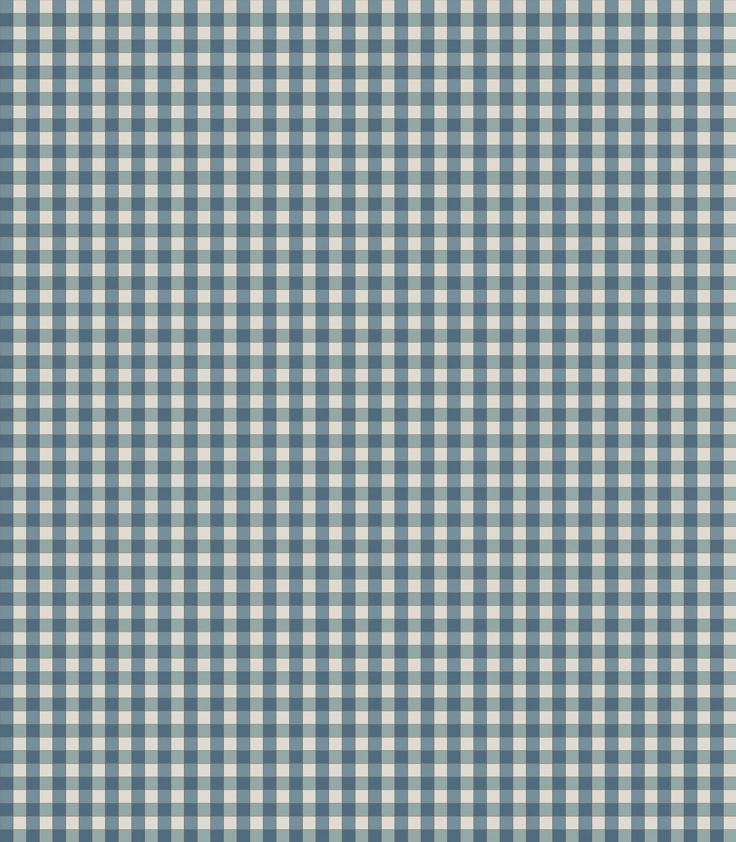 Nina Campbell | Honfleur Check fabric - Blue