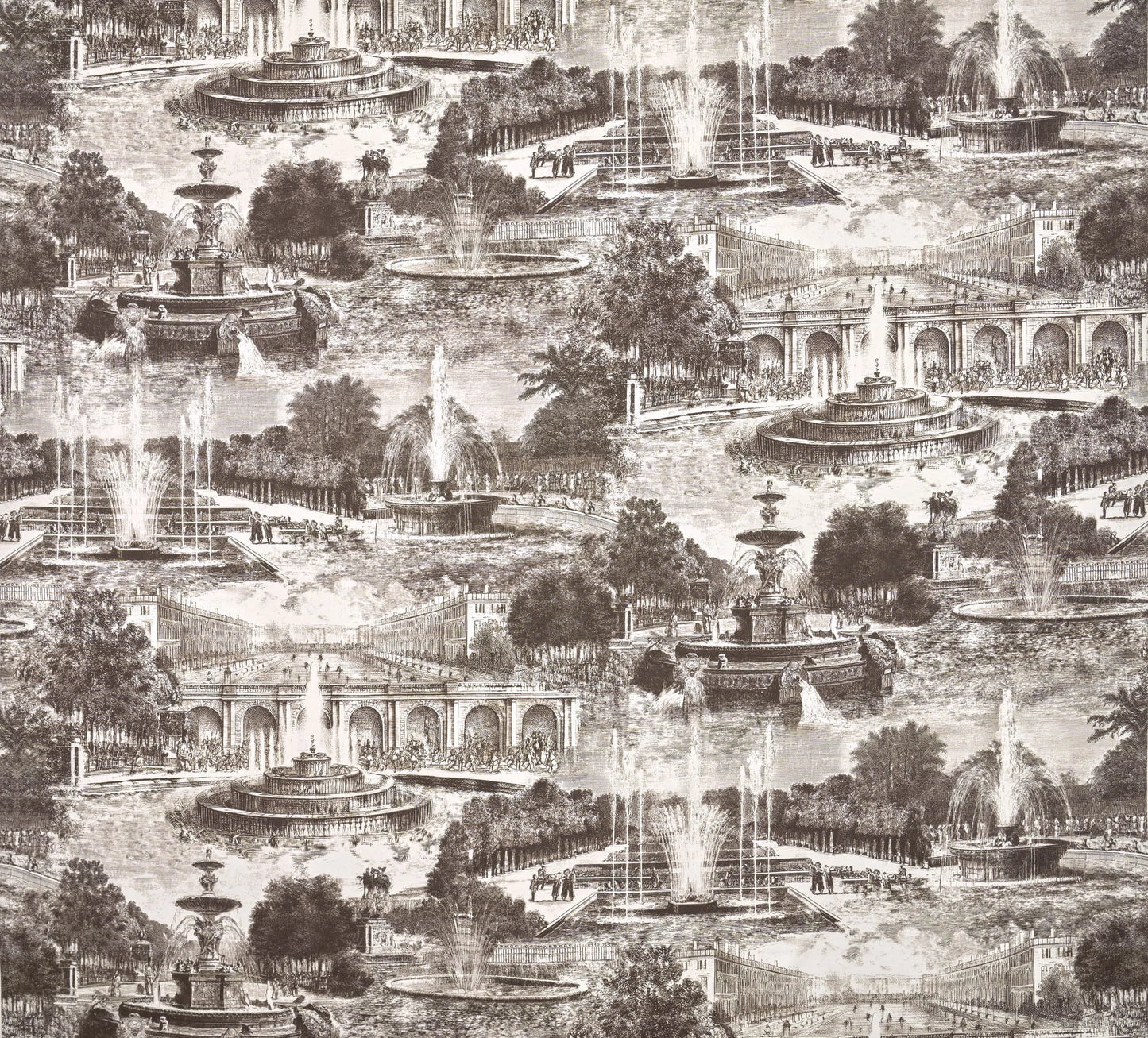 Pierre Frey Les fontainiers - Graphite