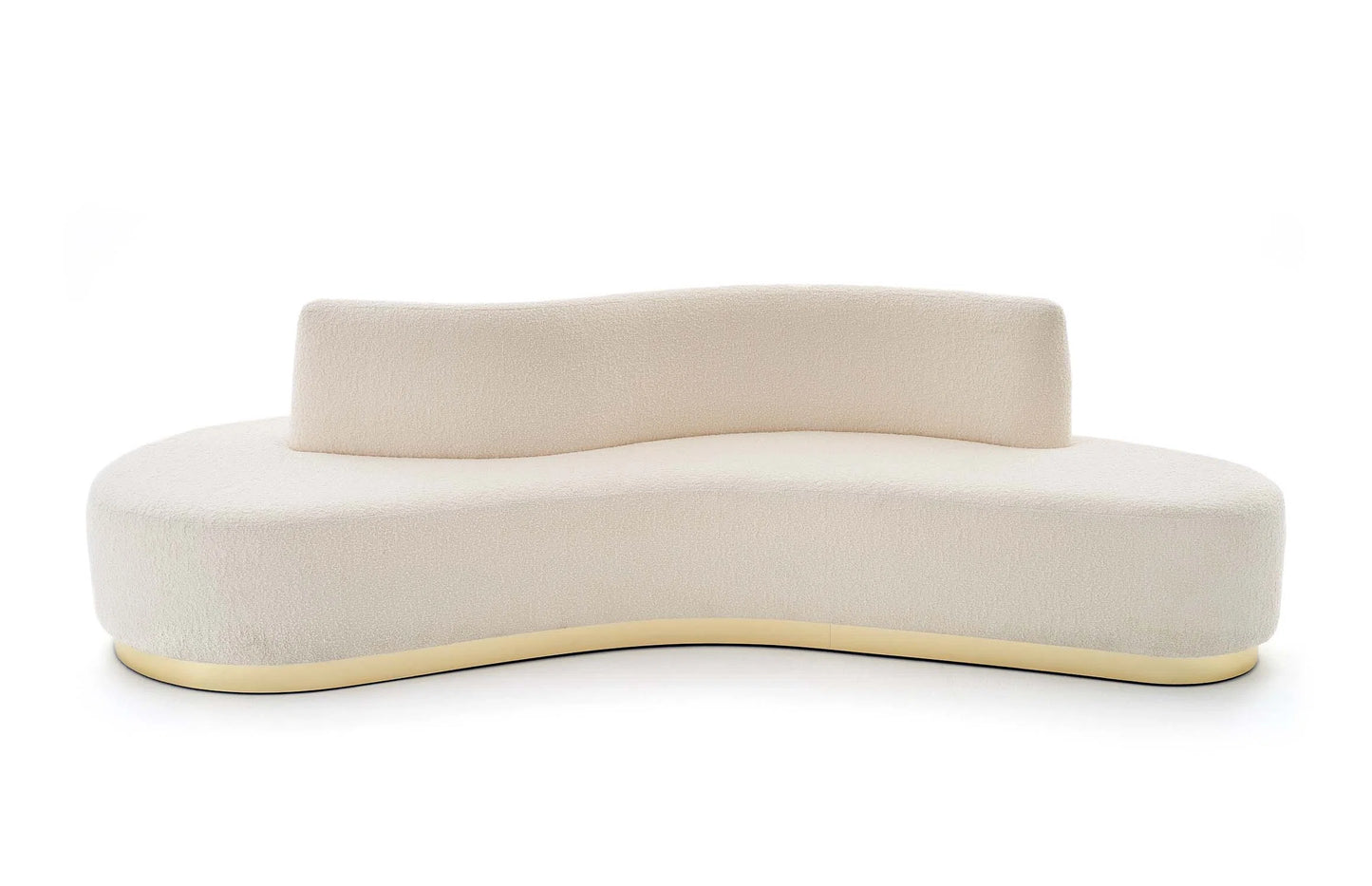 Pierre Frey Palma - Stained beech, water-based varnish frame; Simple seams - Stretched fabric upholstery; Visible wood legs