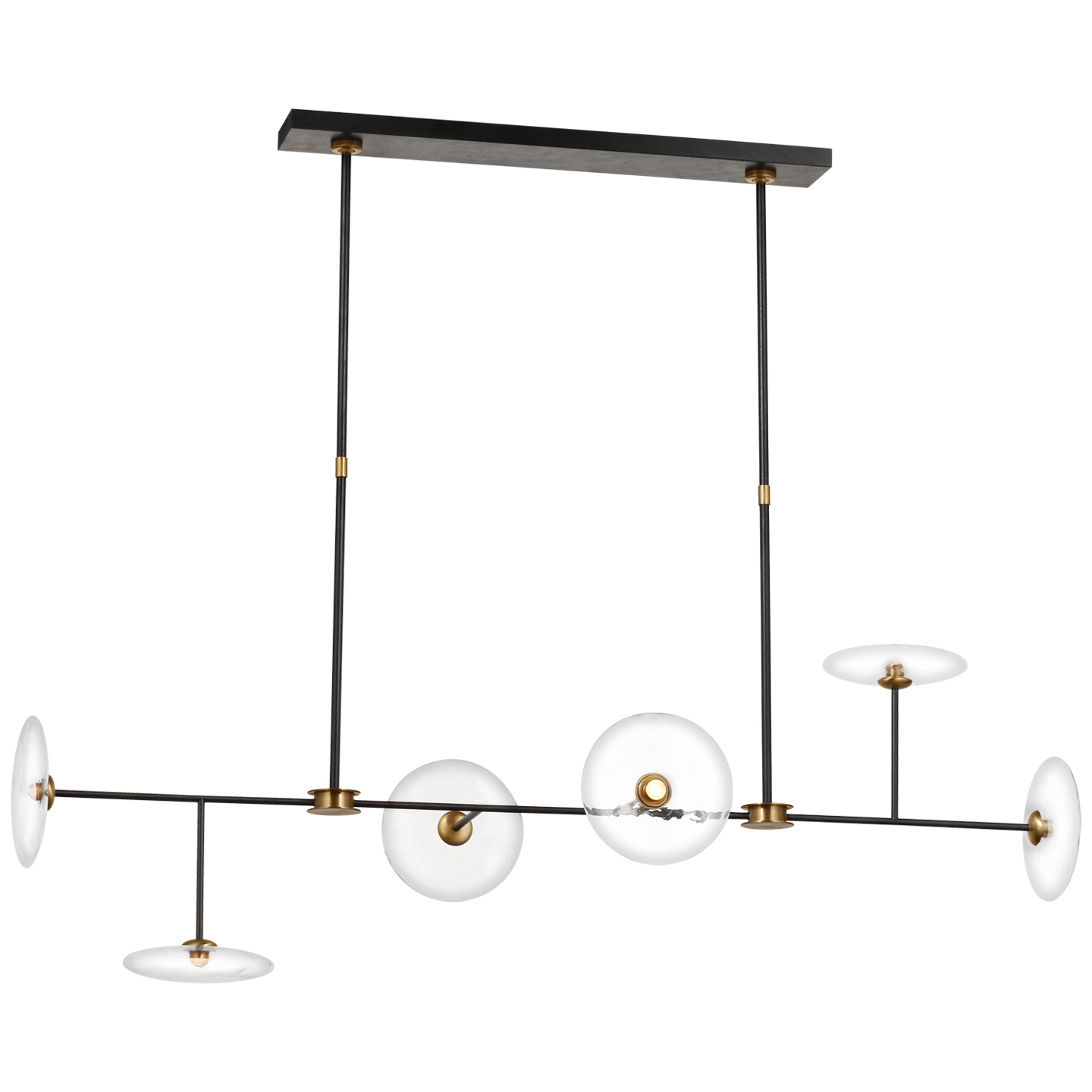Visual Comfort | Ian K. Fowler | Calvino Large Linear Chandelier