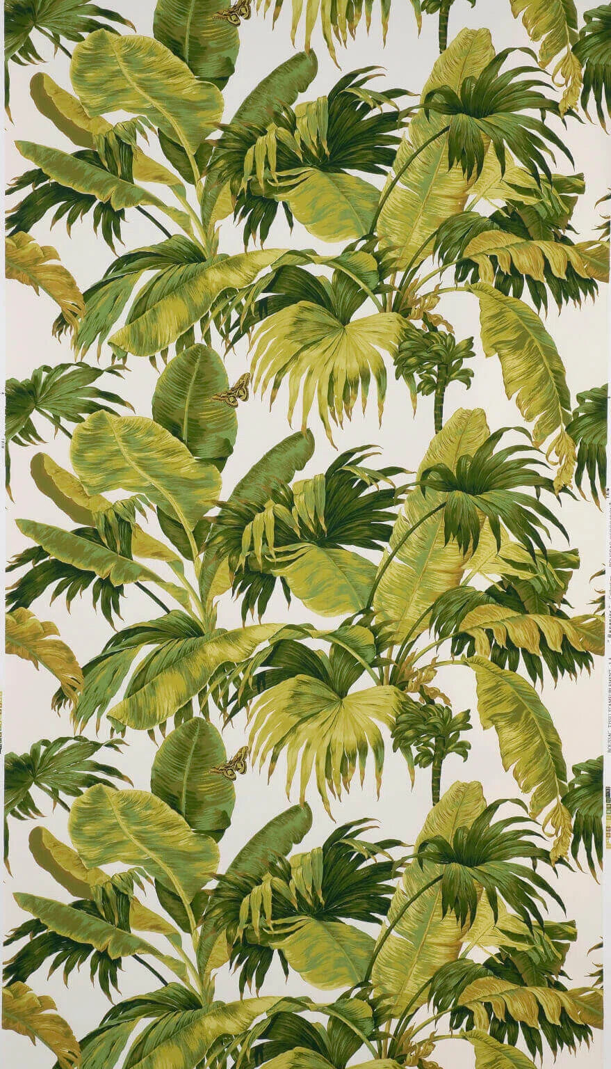 Pierre Frey Wallpaper Bananier - Olive