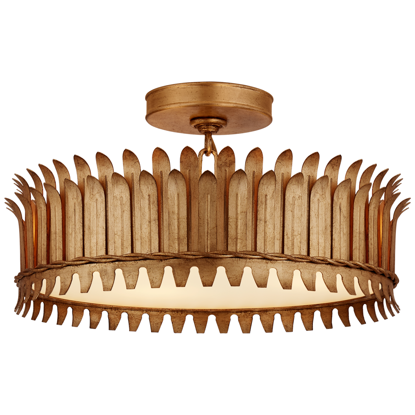 Visual Comfort | Suzanne Kasler | Leslie 16" Semi-Flush
