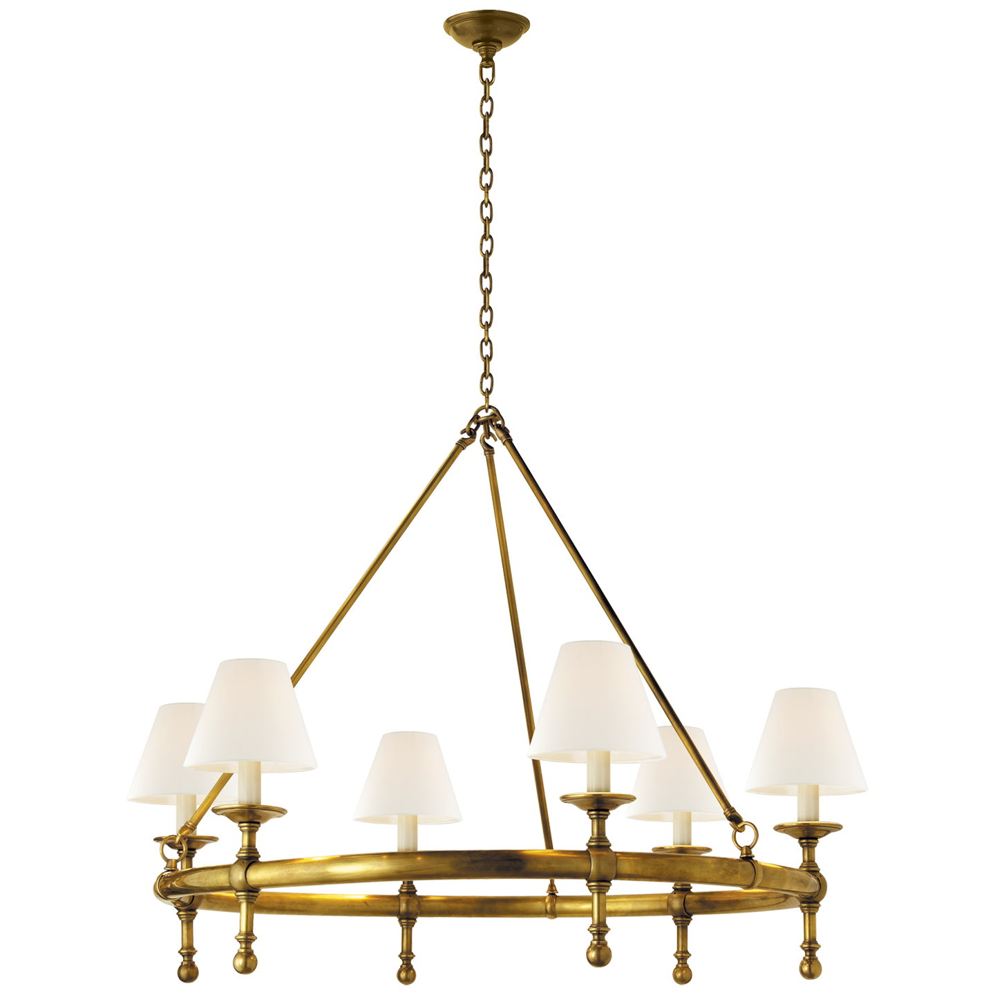 Visual Comfort | Chapman & Myers | Classic Ring Chandelier