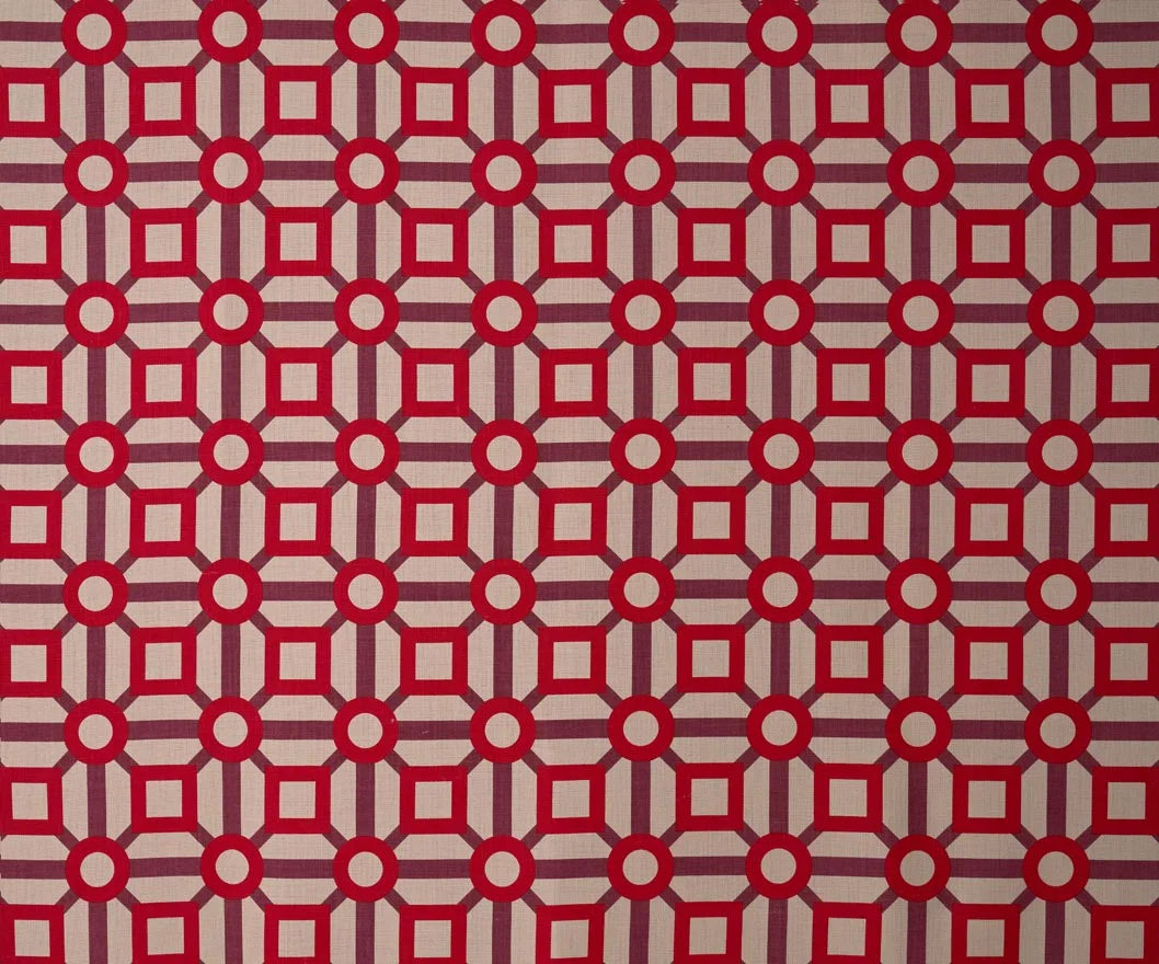 Pierre Frey Circles and squares - Poppy