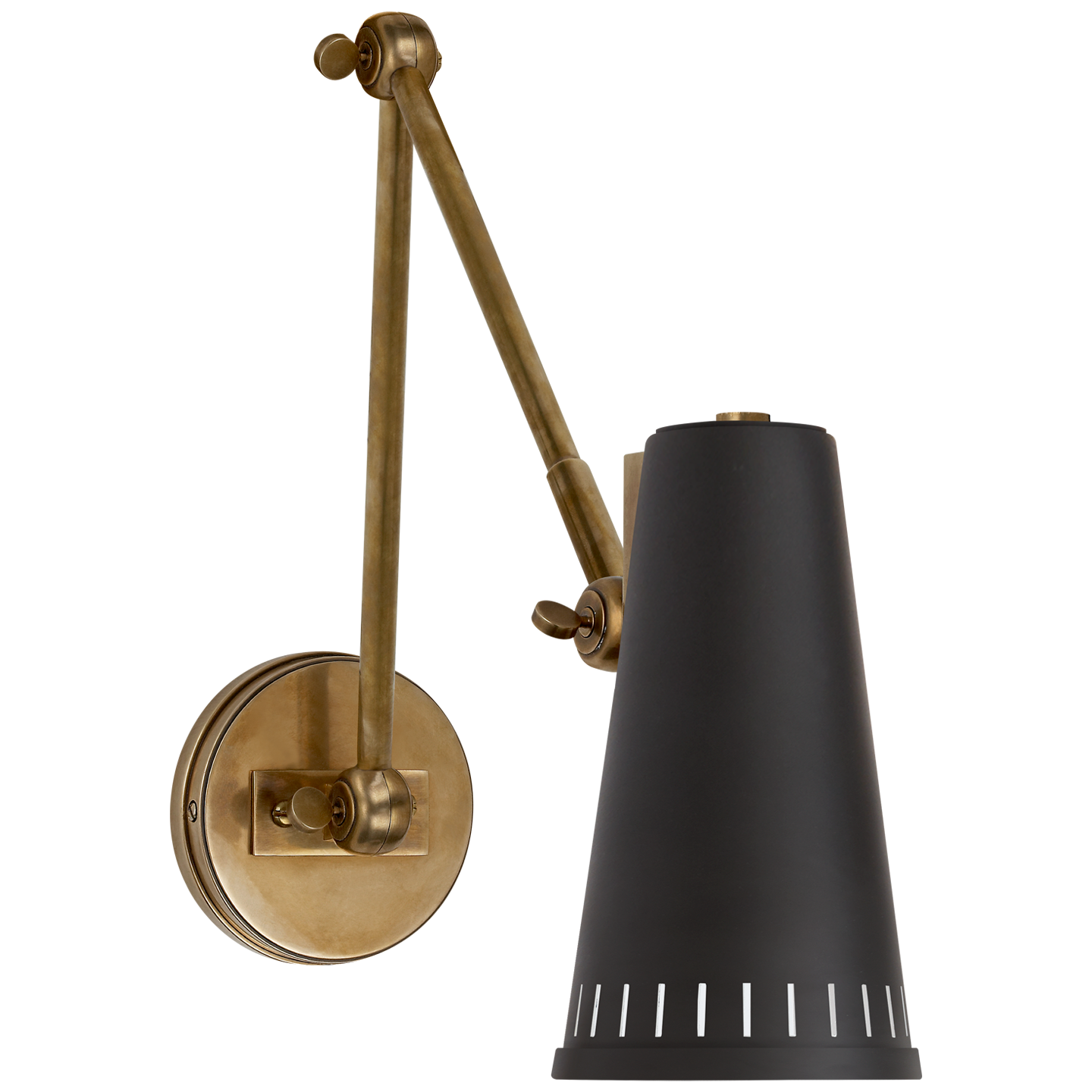 Visual Comfort | Thomas O'Brien | Antonio Adjustable Two Arm Wall Lamp