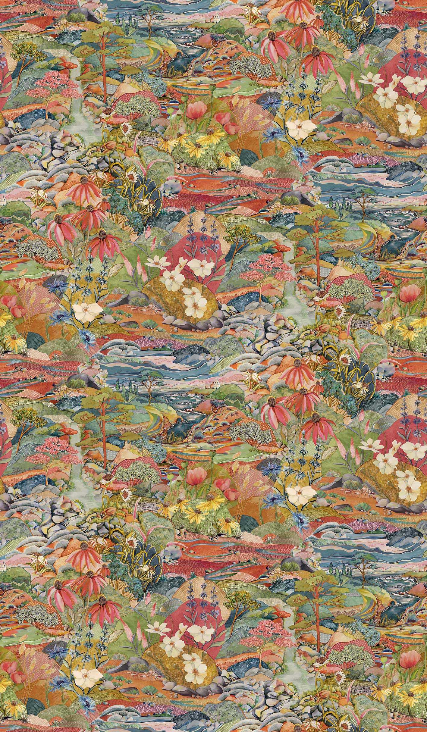 Osborne & Little | Trebah wallcovering - W7685-02