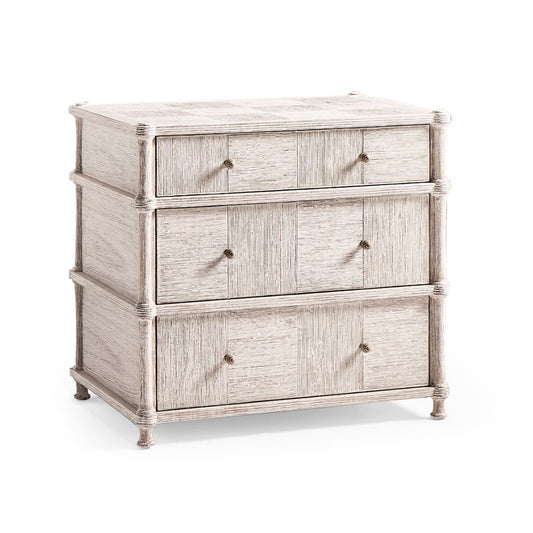William Yeoward Bywater 3 Drawer Bedside Table Washed Acacia