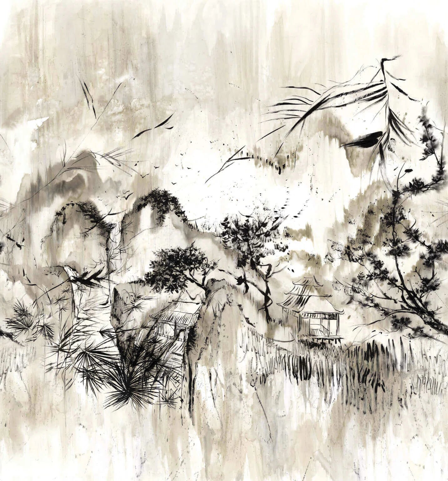 Pierre Frey Magie Japonaise - Naturel