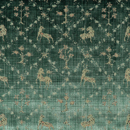 Rubelli Santo fabric - Vert chine'