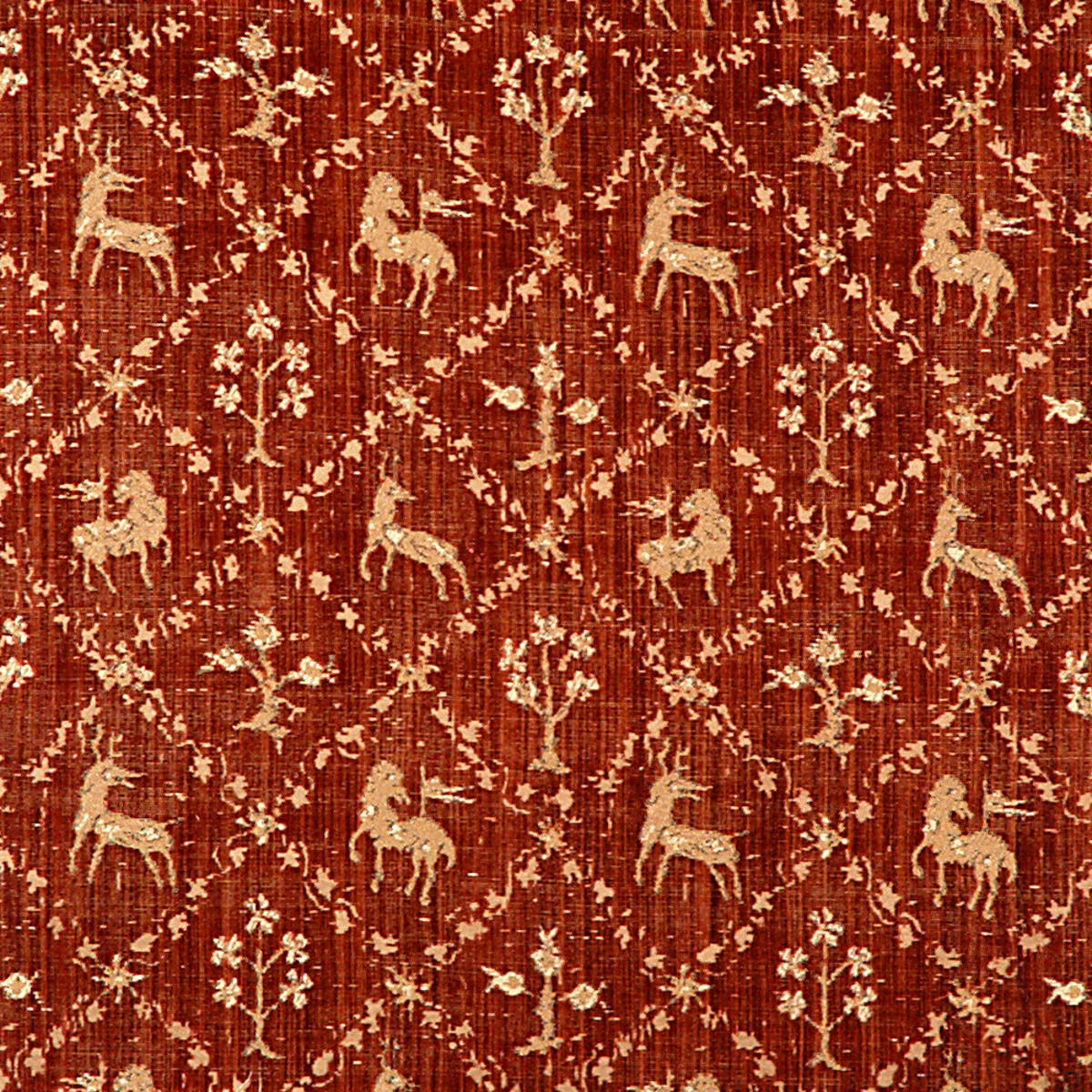 Rubelli Santo fabric - Rouge chine'
