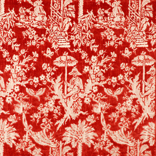 Rubelli China fabric - Rouge
