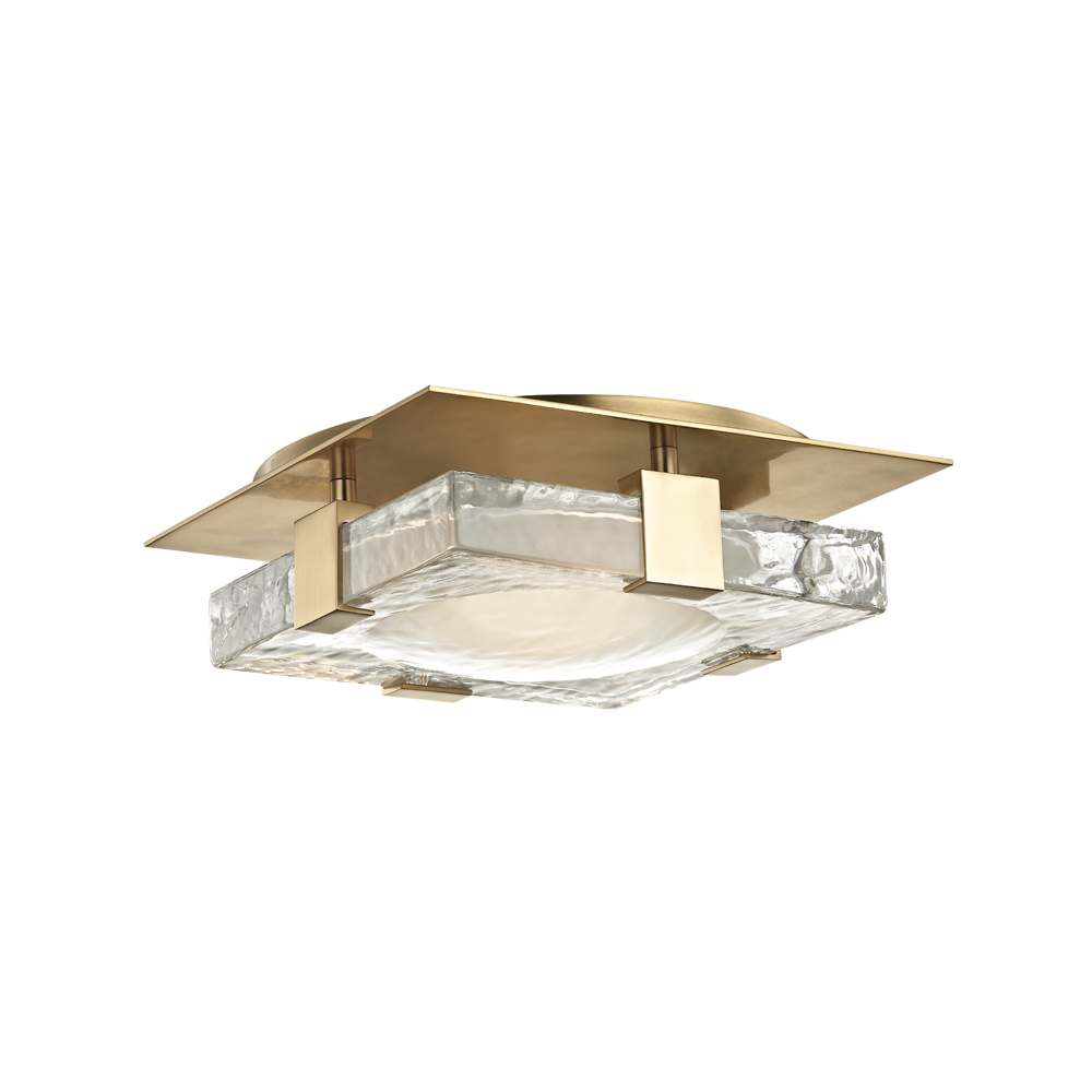 Andrew Martin Bourne Ceiling Light Aged Brass