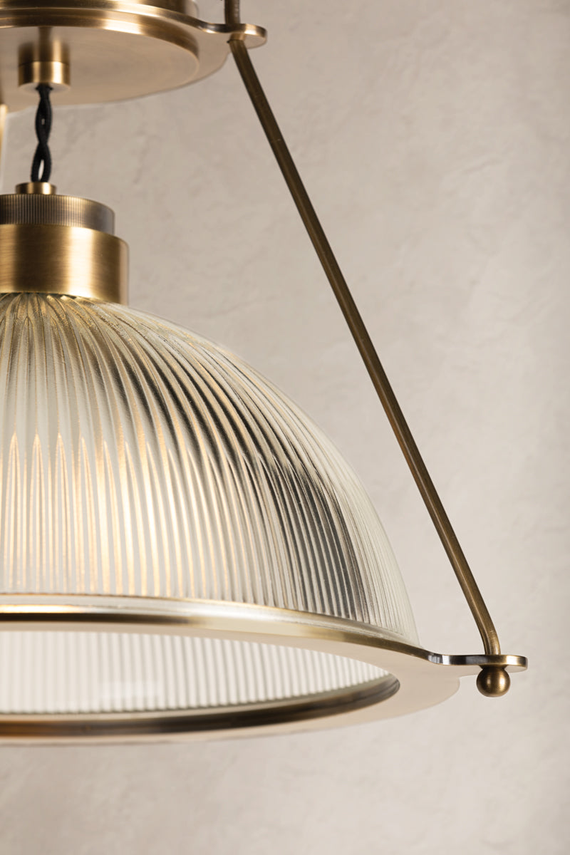 Andrew Martin | Glint Ceiling Light, Patina Brass