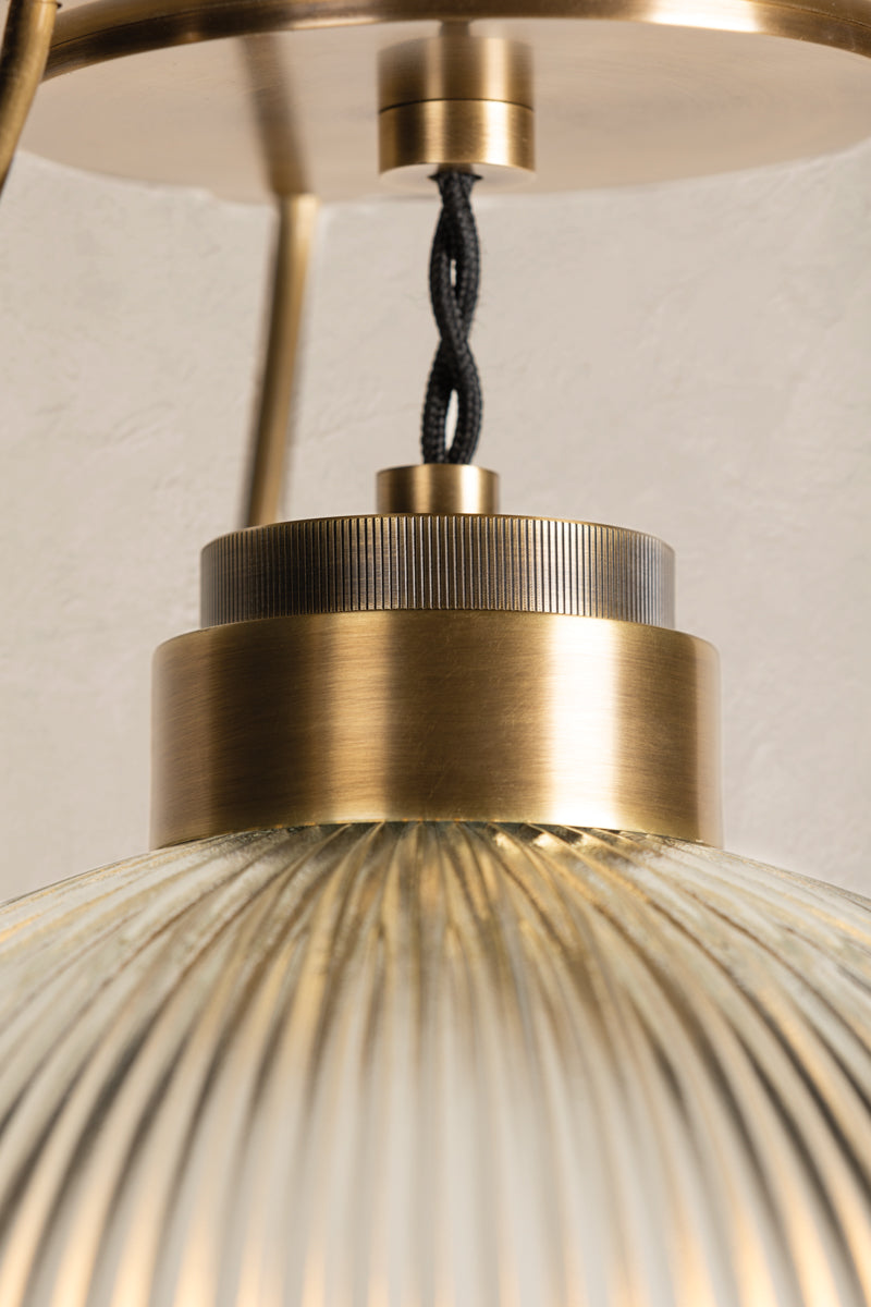 Andrew Martin | Glint Ceiling Light, Patina Brass