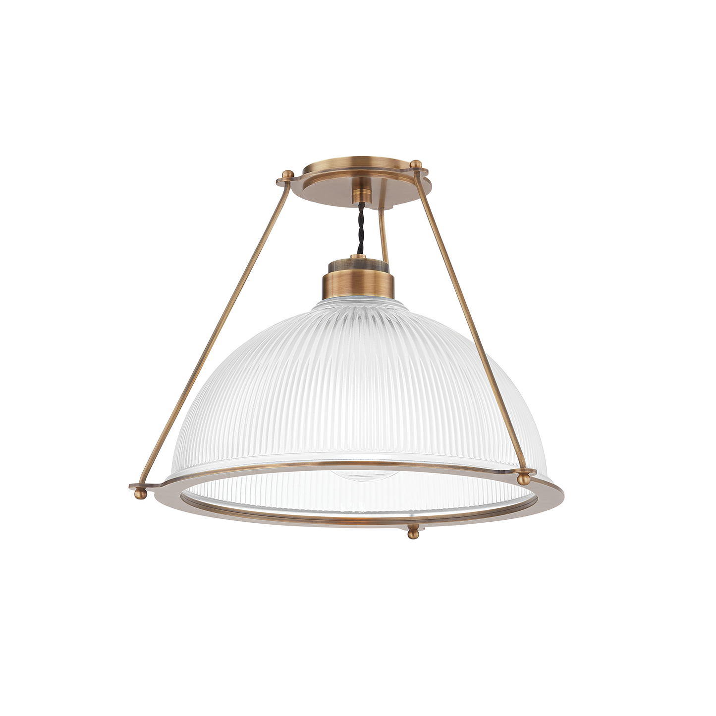 Andrew Martin | Glint Ceiling Light, Patina Brass