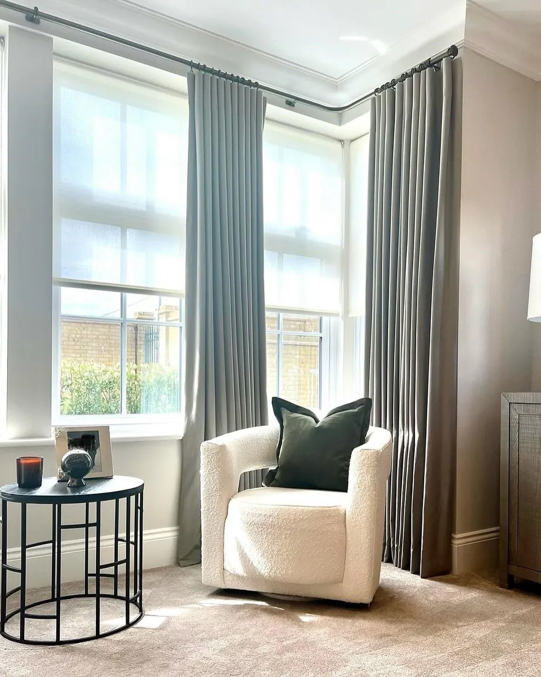 Andrew Martin Madison Swivel Chair in interior