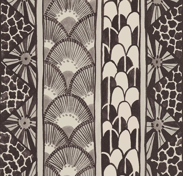 Cole & Son Ardmore Border - Soot & Snow