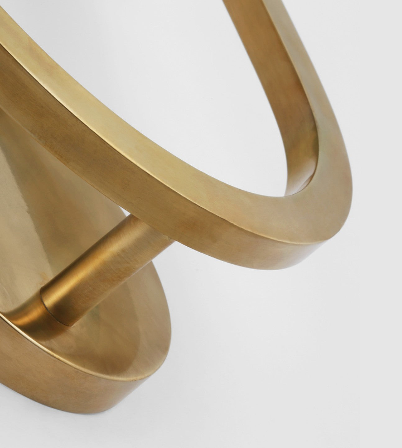 Pedra Asymmetrical Wall Light Brass