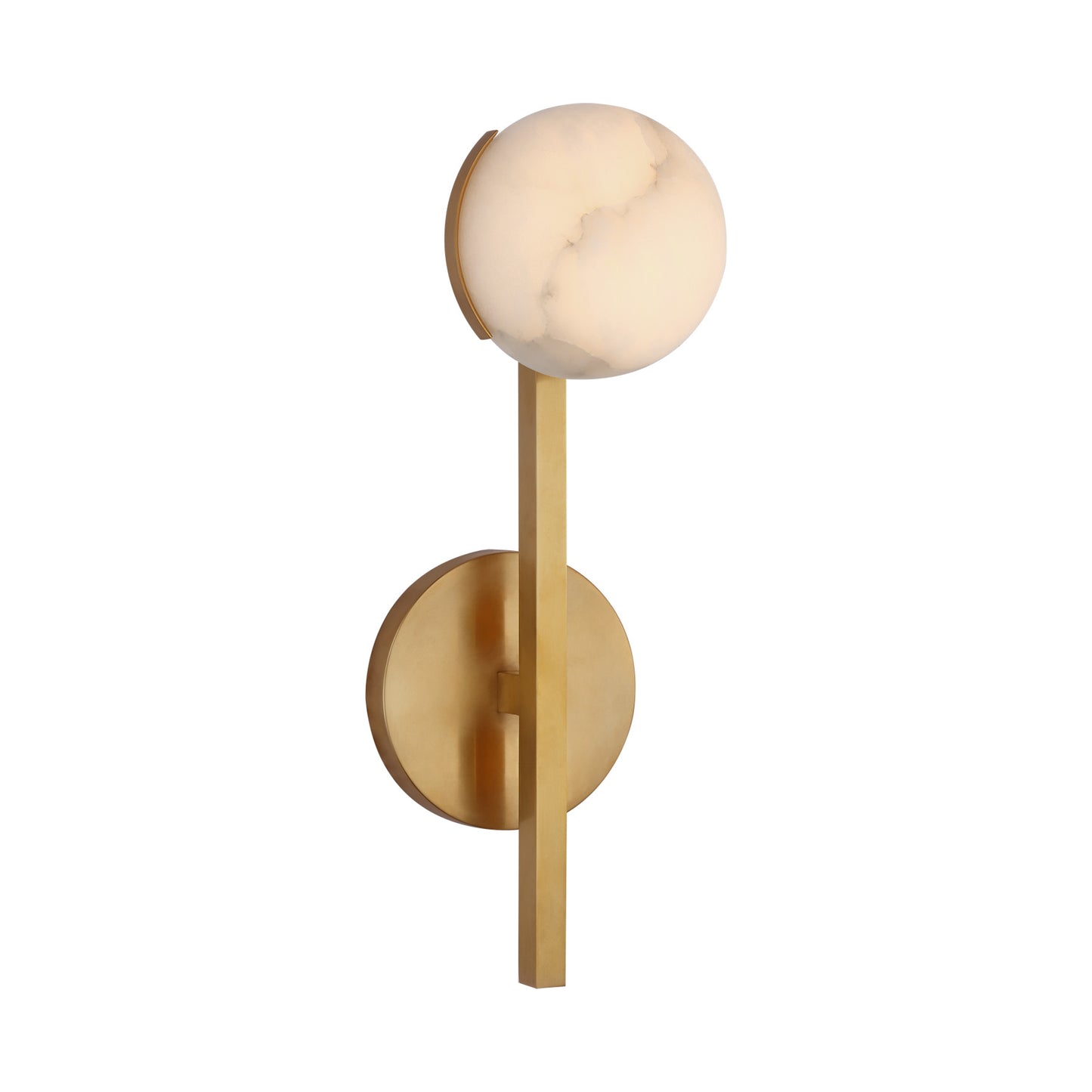 Pedra Tall Wall Light Brass