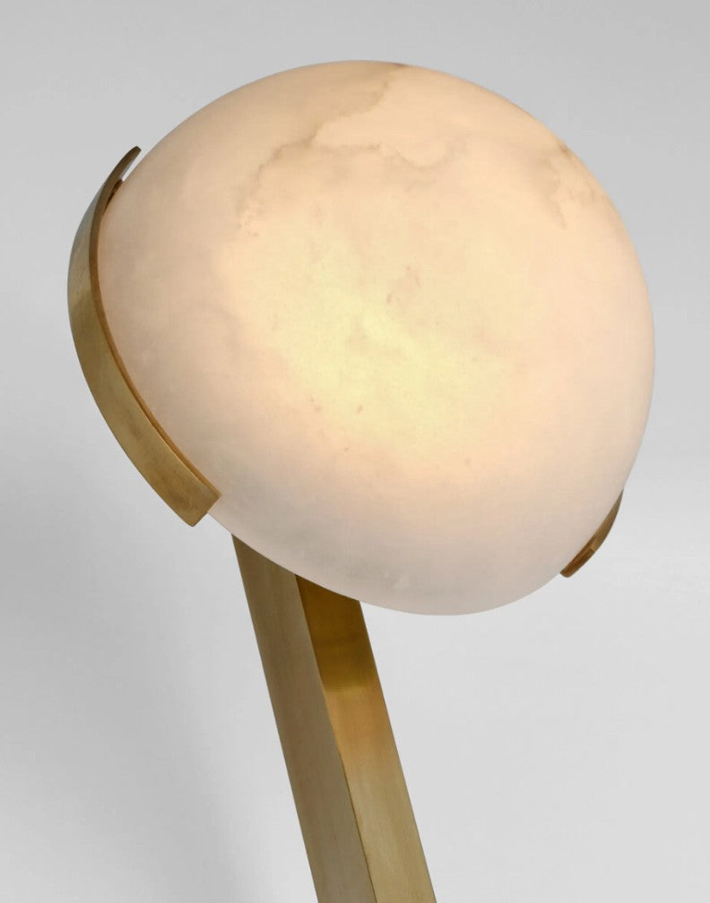Pedra Tall Wall Light Brass