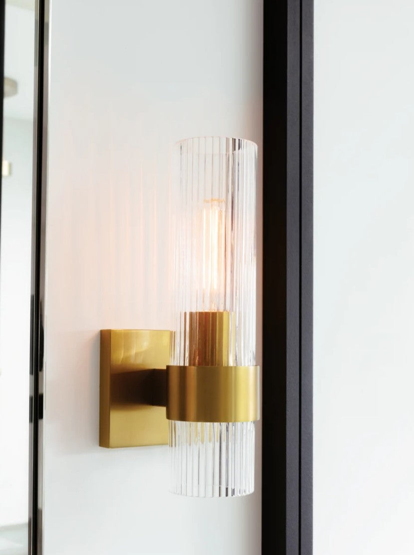 Geneva Wall Light Brass