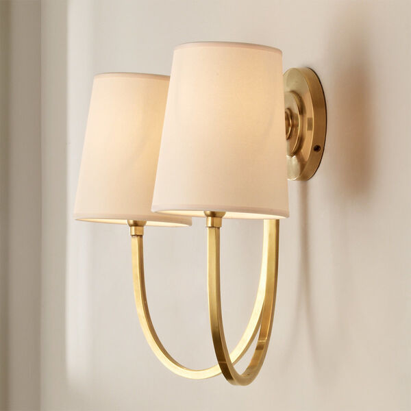 Andrew Martin | Reed Wall Light Brass