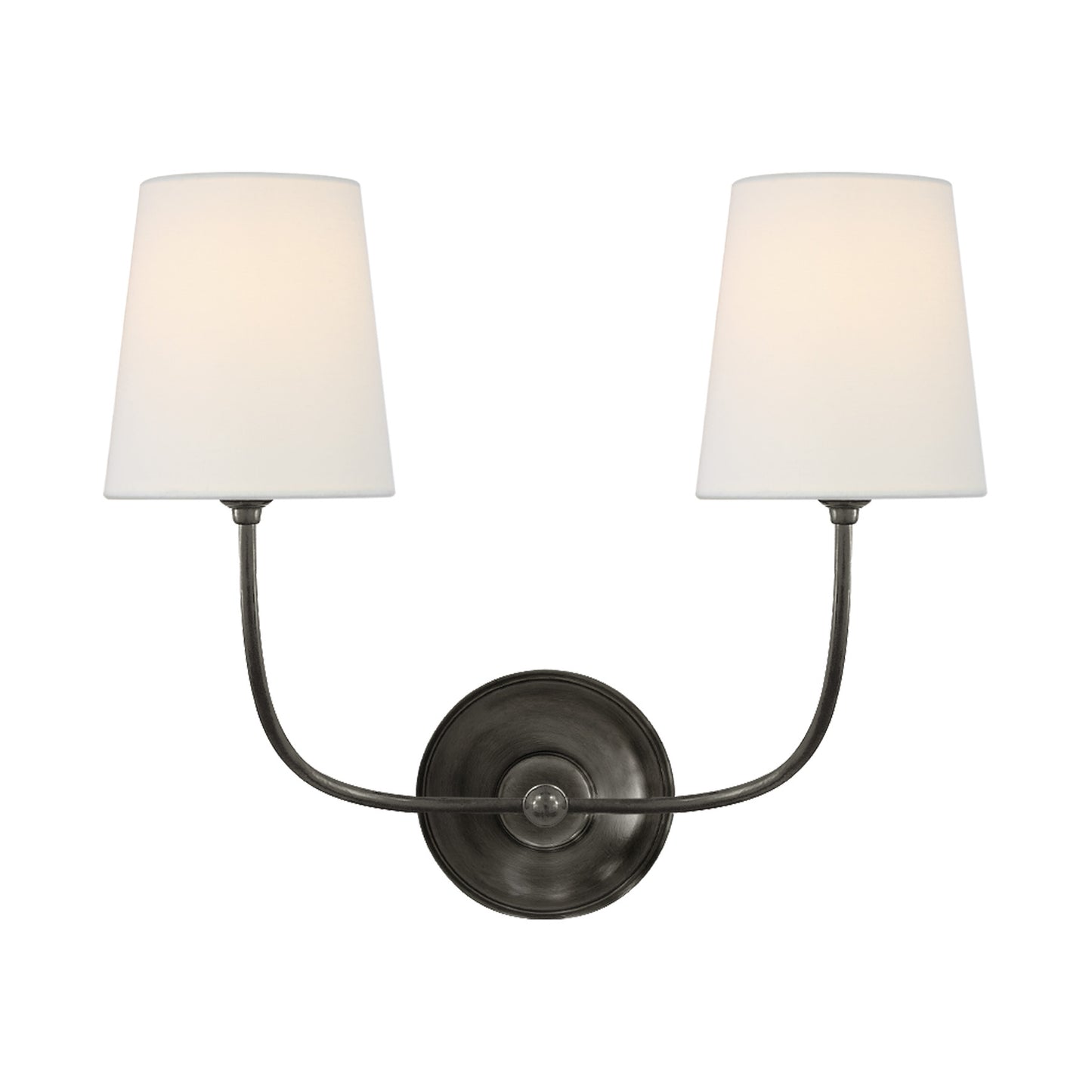 Vendome Wall Light Bronze Double