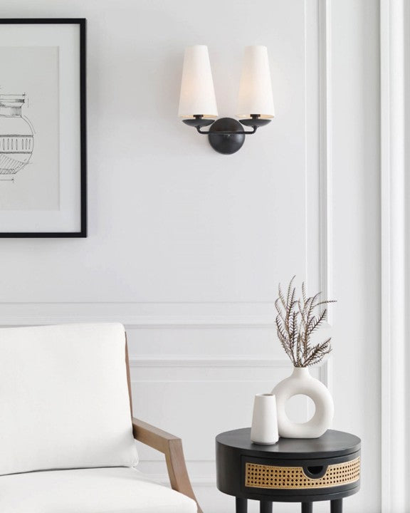 Fontaine Wall Light Aged Iron